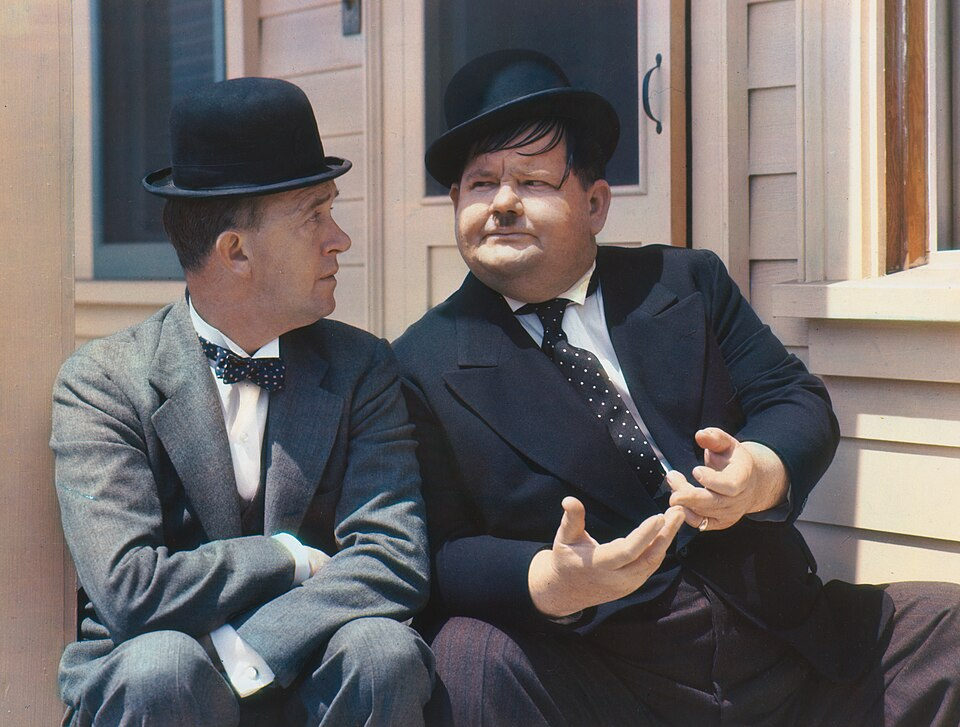Stan Laurel (links) und Oliver Hardy (1938)